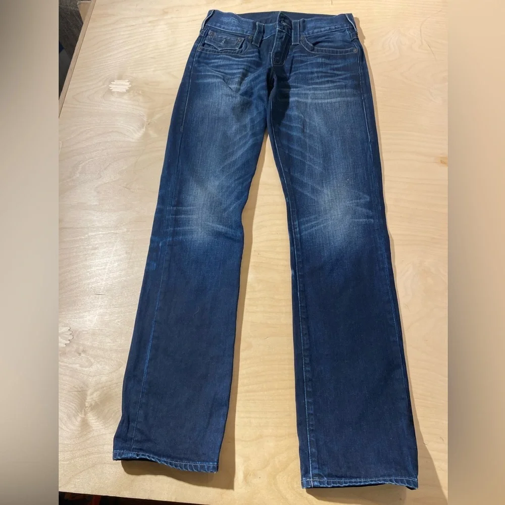 True Religion Ricky Relaxed Straight Jeans size 28 x 33 (LQ)